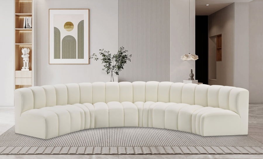 Arc Vegan Leather 6pc. Sectional