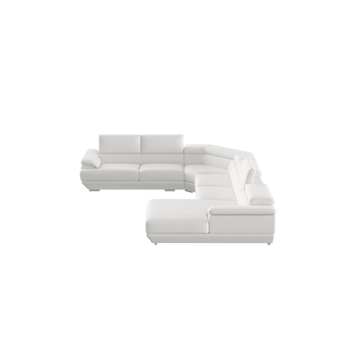 Sectional Pure White