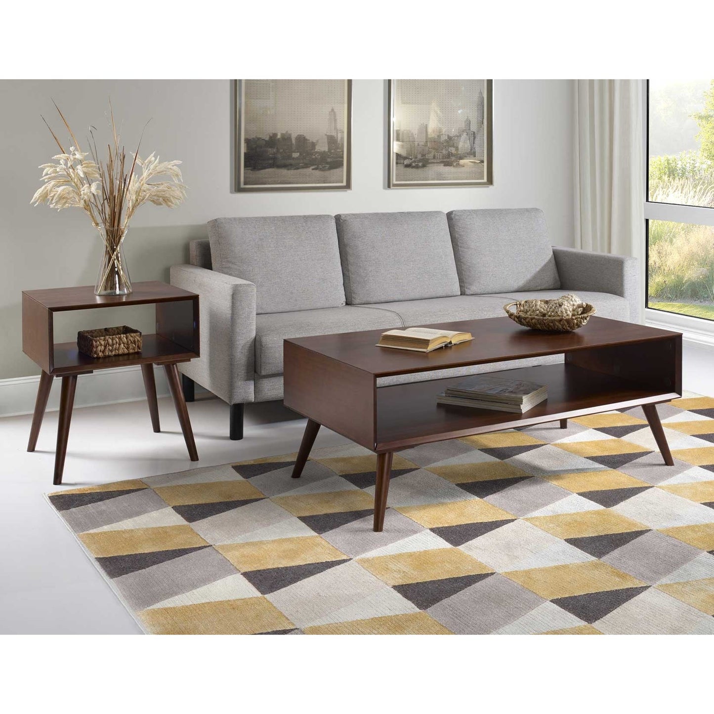 Elin Coffee and End Table 2pc Set