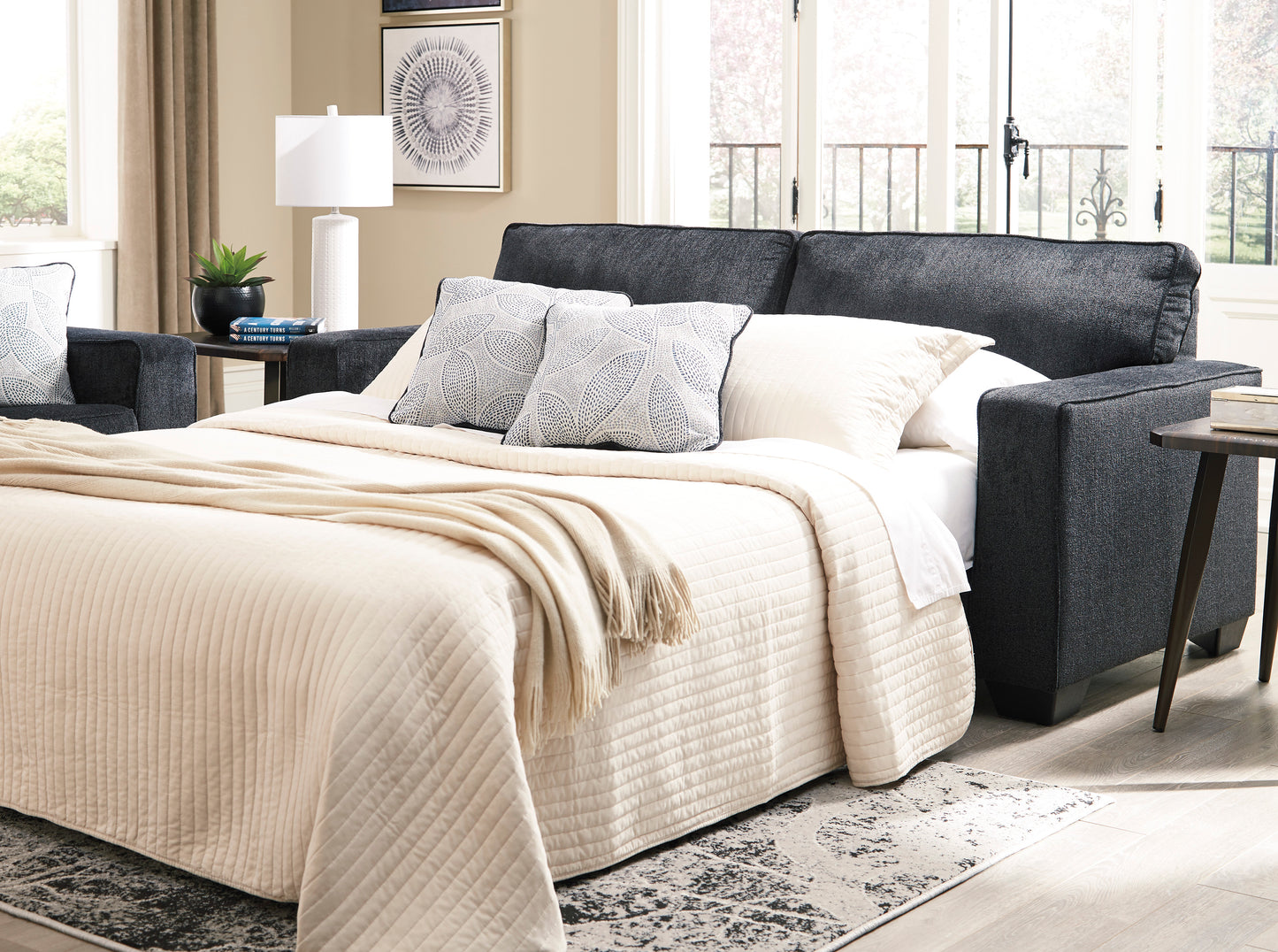 Ashley Altari Sofa, Love, Chair, Queen Sleeper