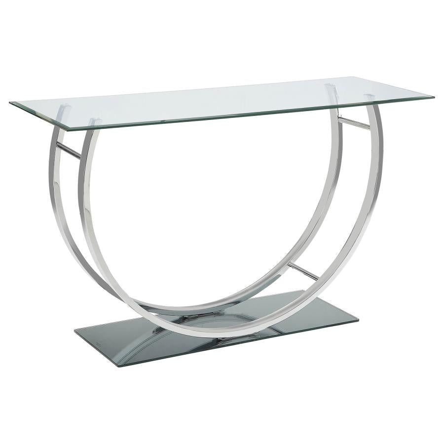 Danville U-shaped Coffee Table Chrome