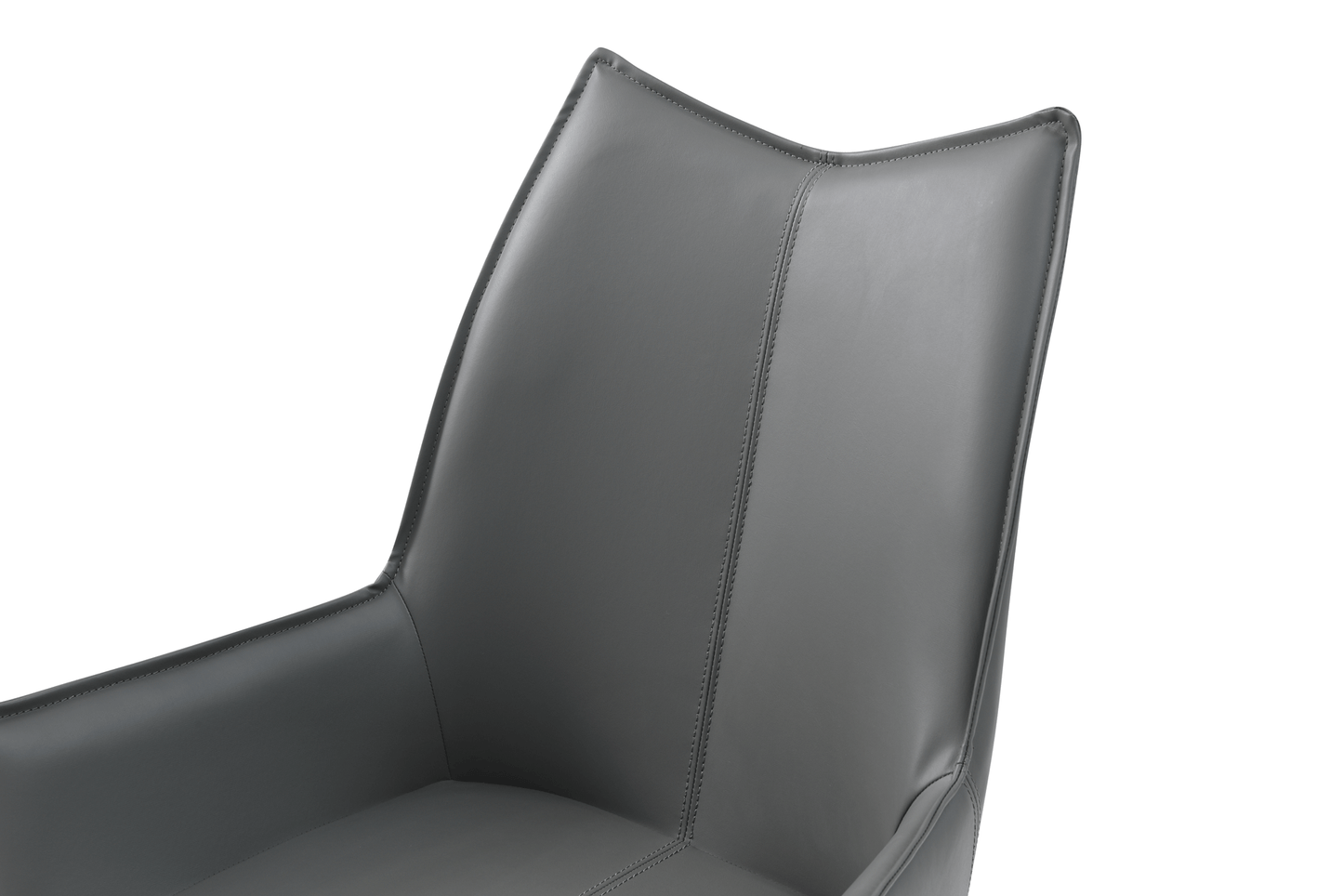 9087 Table Dark grey with swivel dark grey chair