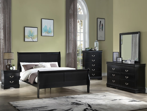 LOUIS PHILIP 5 PC BEDROOM SET