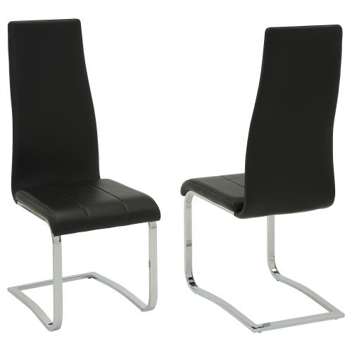 Coaster Wexford Table And Chair 5 Pc Set (Black, Gray, and White)
