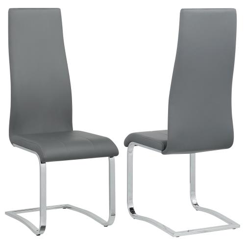 Coaster Wexford Table And Chair 5 Pc Set (Black, Gray, and White)