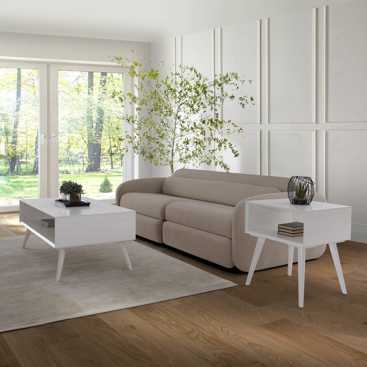 Elin Coffee and End Table 2pc Set