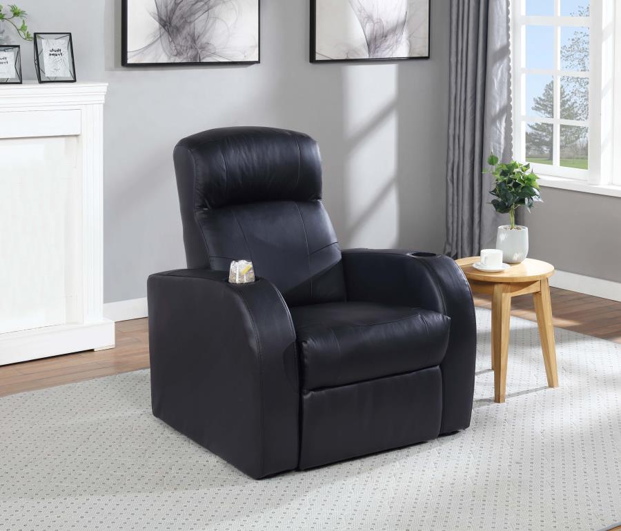 CYRUS HOME THEATER RECLINER BLACK