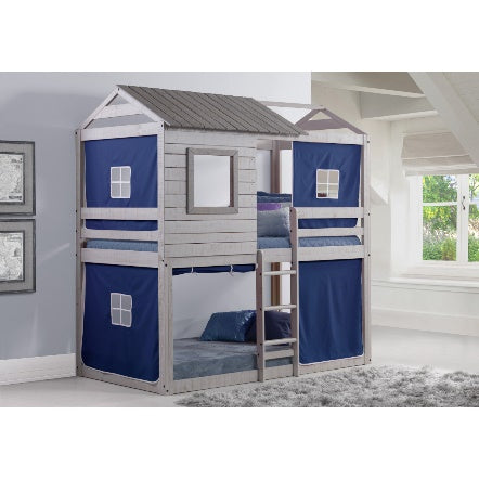 DEER BLIND BUNK BED BLUE