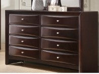 EMILY STORAGE DARK CHERRY BEDROOM SET