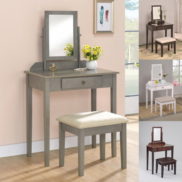 IRIS VANITY WITH STOOL