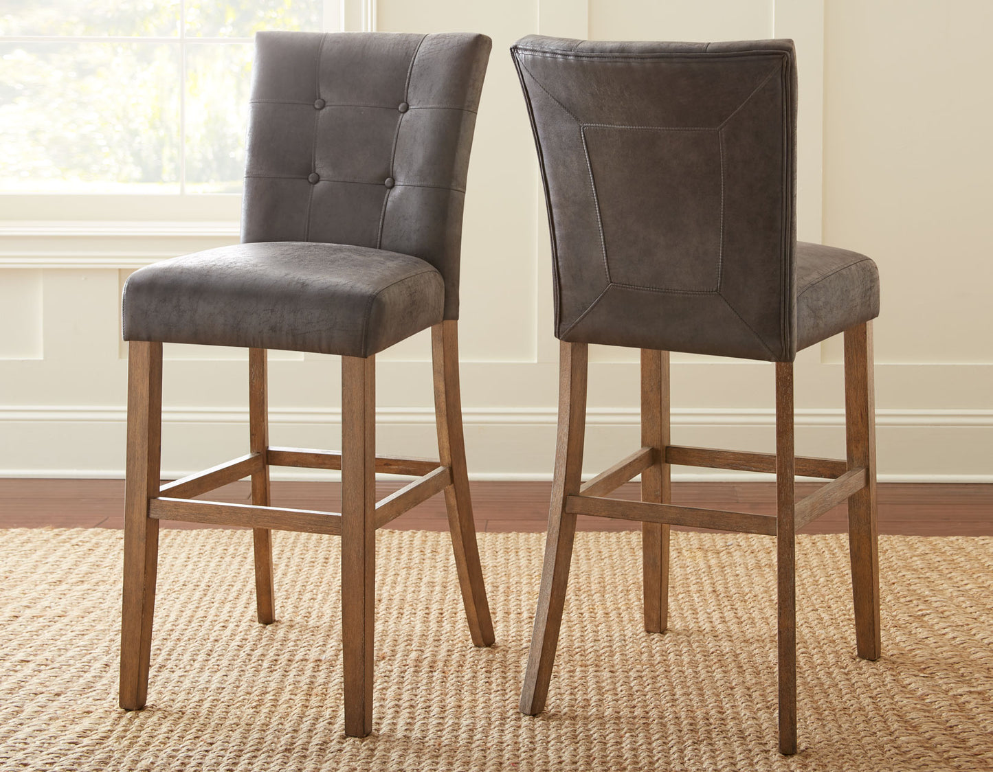 Debby 30″ Bar Stool, Grey