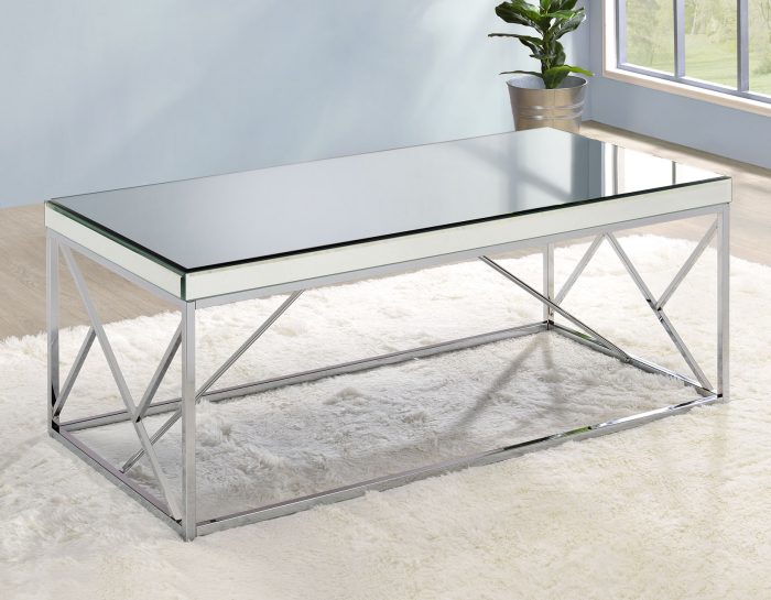 Evelyn Cocktail Table Chrome