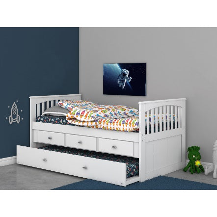 TWIN MISSION RAKE BED