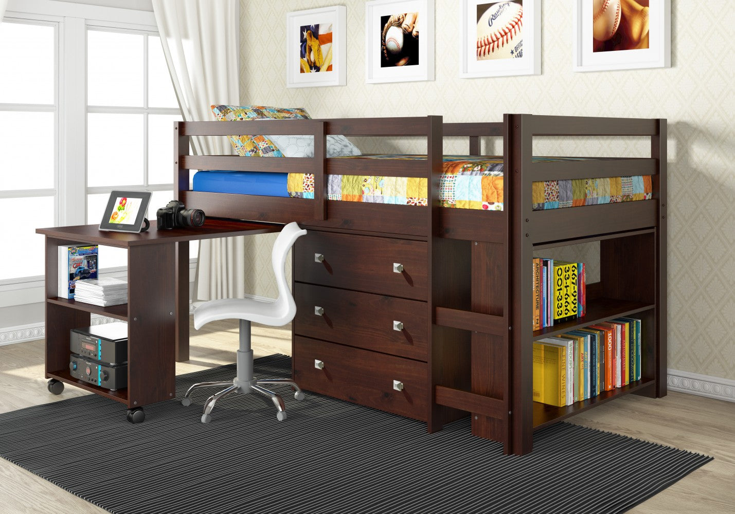 Twin Low Loft Bed