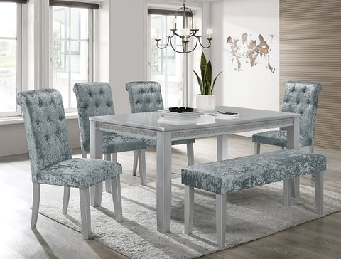 VELA 5 PC DINING TABLE & 4 CHAIRS