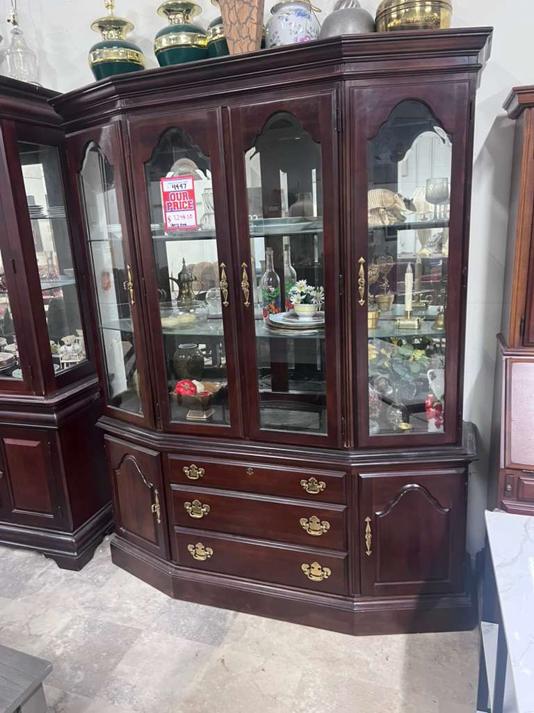 American Drew Cherry Grove 2 pc China Cabinet