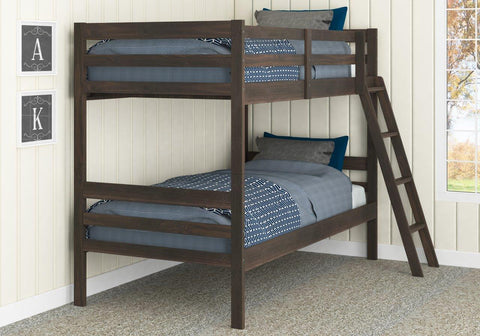 ECONO PANEL BUNKBED RUSTIC WALNUT