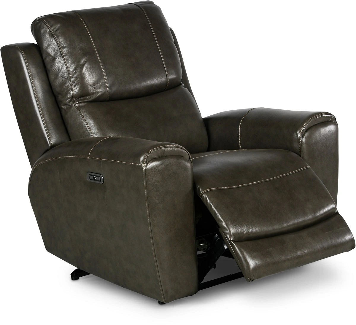 LAUREL DUAL POWER LEATHER RECLINER