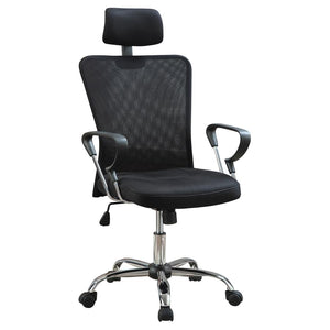Mesh Back Office Chair Black and Chrome