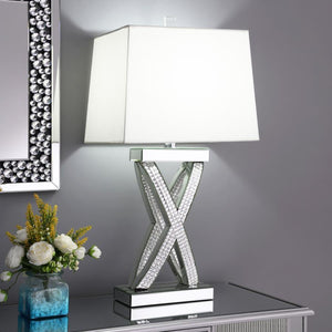 TABLE LAMP W/RECTANGLE SHADE
