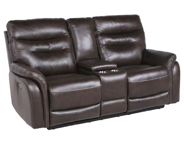 FORTUNA DUAL POWER LEATHER RECLINING 3 PIECE SET (SOFA,LOVESEAT & CHAIR)