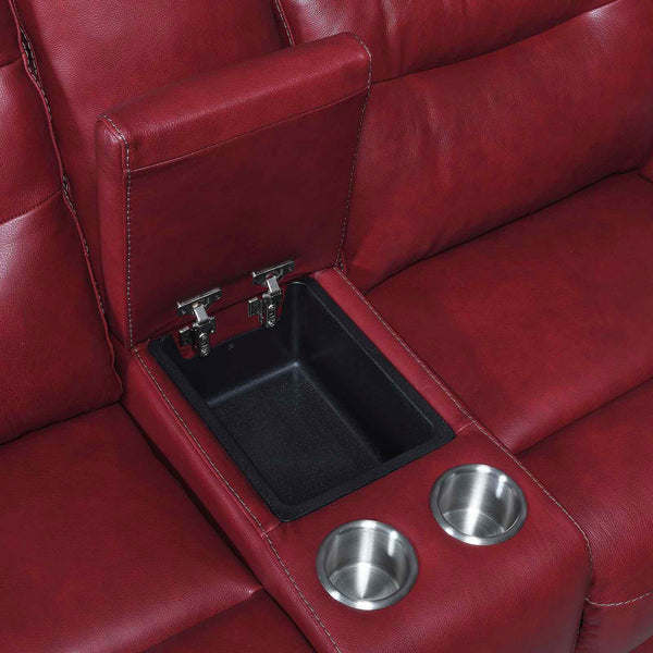 FORTUNA DUAL POWER LEATHER RECLINING 3 PIECE SET (SOFA,LOVESEAT & CHAIR)