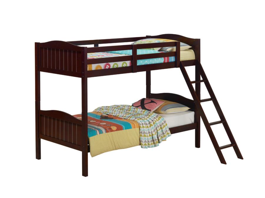 LITTLETON TWIN BED W/LADDER ESPRESSO