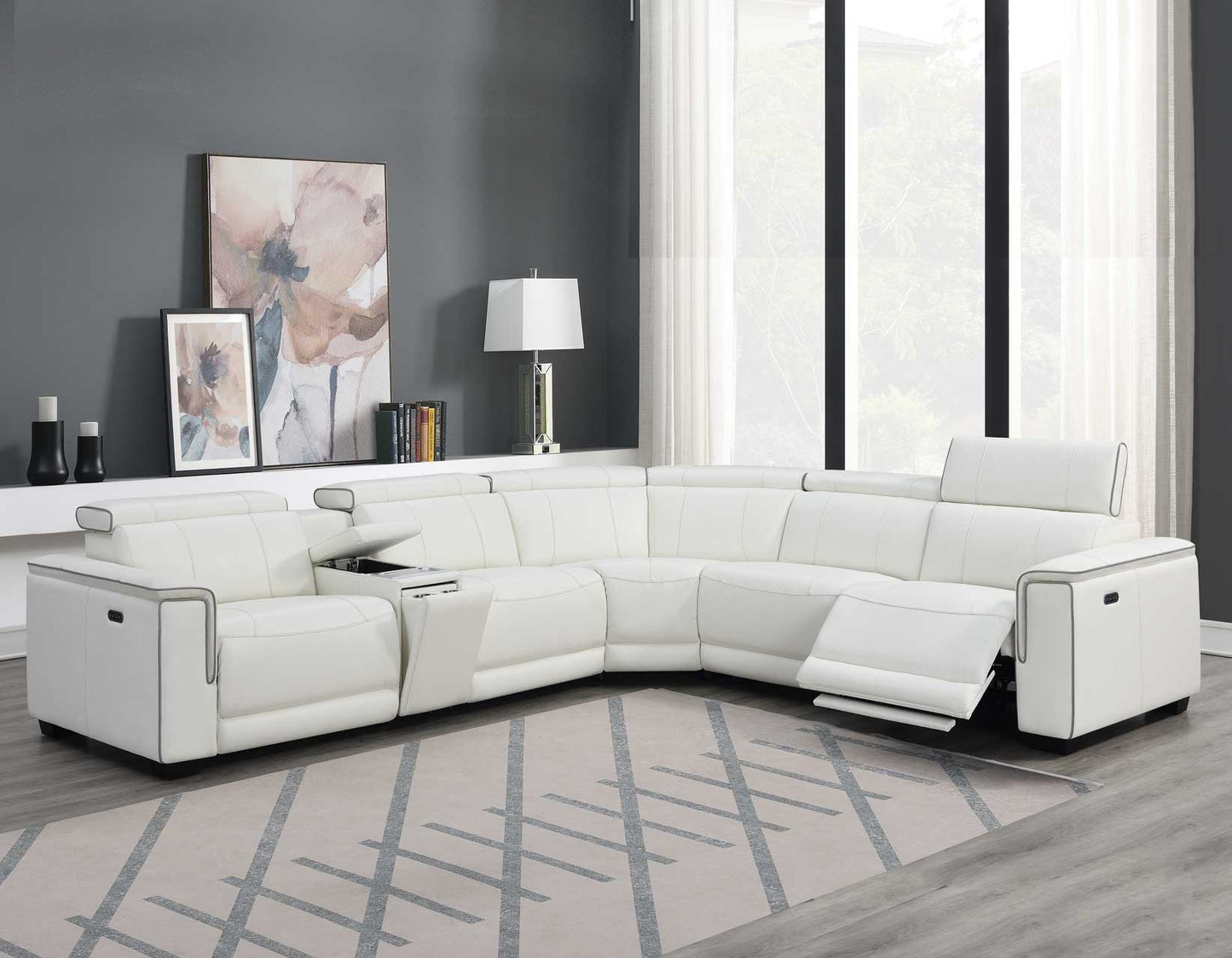 LORENZO DUAL POWER RECLINING GENIUNE LEATHER