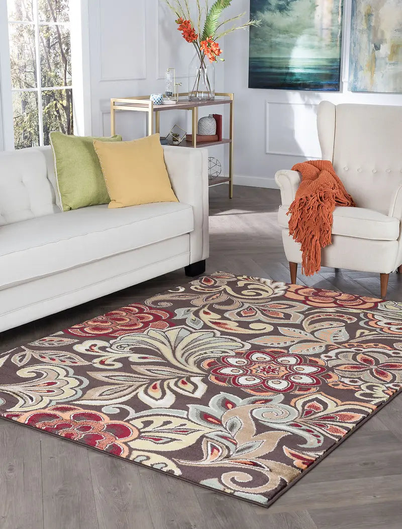 DECO RUG BROWN