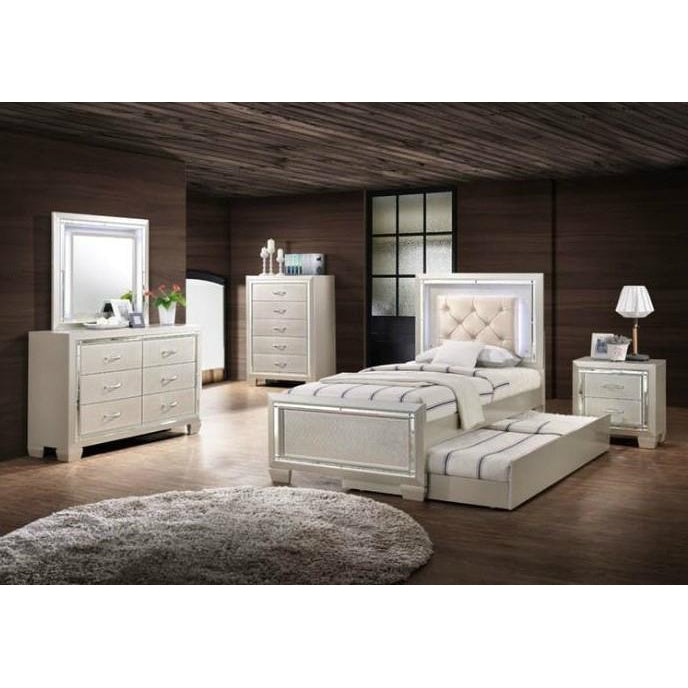 ELEMENT PLATINUM TWIN BEDROOM SET